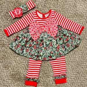 New Serendipity Boutique set! Ruffle details perfect for holidays, Christmas